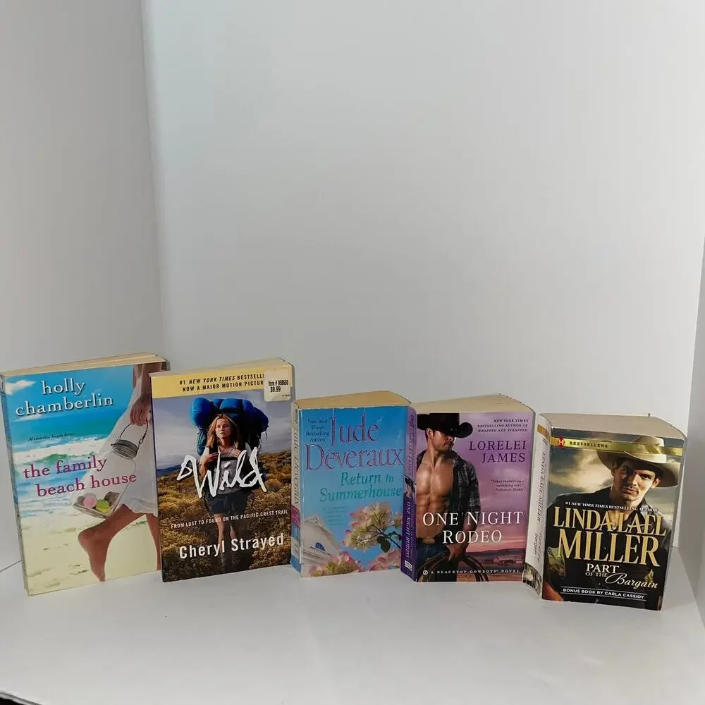 Romance Book Lot Cheryl Strayed Linda Lael Miller Lorelei James Holly Chamberlin